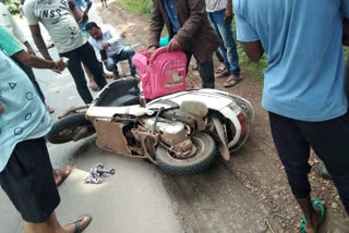 Accident Between Tanker and Bike