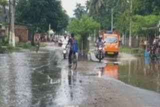 AASU protests in Marigaon demanding repair of roads