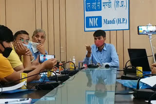 press conference of DC mandi Rigveda Thakur