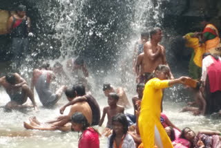 no facility in kapilatheertha  waterfalls