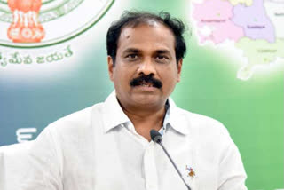 Minister Kanna Babu press meet over crop loss