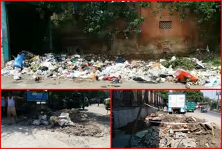 garbage and waterlogging problem