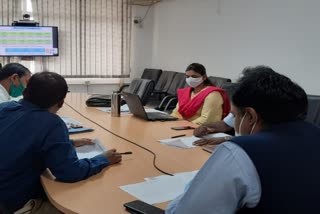 review meeting held by secretary in chaibasa