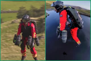 A mountain ambulance service in the north of England has tested the use of an "Iron Man" style jet suit to reach walkers in distress