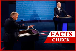 Fact check of claims from Trump and Biden