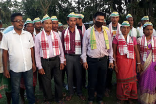 ইউ পি পি এল দলত যোগদান বি পি এফ নেতা বিনোদ ৰামছিয়াৰীৰ