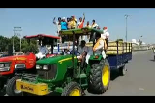 Farmers blocked Ambala-Hisar highway in protest