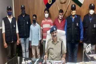three drug smugglers arrested with 59 kg cannabis in gurugram