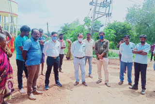 Damage to mahanayaka serial flex in hassan