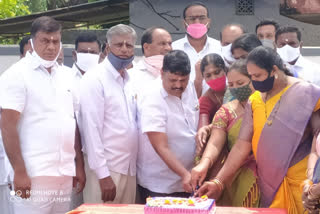 mla satish kumar 55th birth day celebrations at husnabad in siddipet district