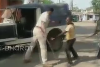 Police beaten man