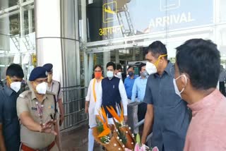 पीयूष गोयल पहुंचे जयपुर, Piyush Goyal arrives in Jaipur