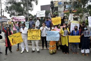 A protest against the Hathras rape