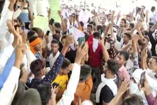 Dalit people protest in Kaithal against Hathras rape case