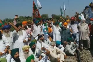 Kisan protest in fatehgarh sahib