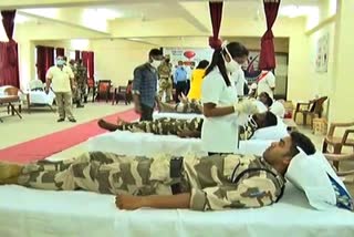 Blood donation started in ranchi