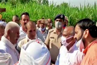 nayab singh saini and farmers dispute in yamunanagar over farms law 2020