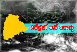 rainfall in telangana 2020