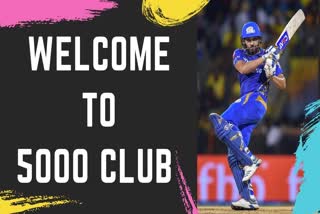 Rohit sharma scored record 5000 runs, becomes third players to do so