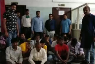 Crime Branch Police arrested 21 gamblers