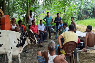 farmer made mortgage to animal doctor and vaccine personnel