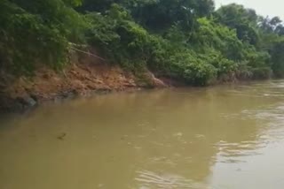 people of two villages are worried about Salandi River