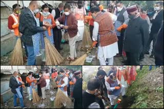 Cleanliness campaign in Shimla on the occasion of Gandhi Jayanti