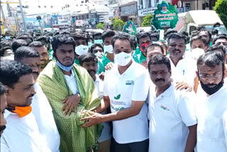 mr vijayabaskar wishes bjp annamalai