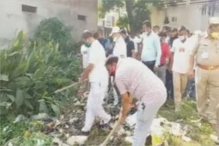 cleaning campaign on gandhi jayanti in barabanki uttar pradesh