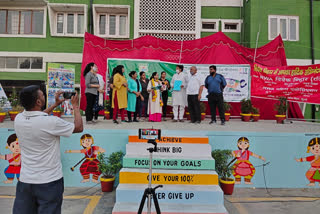 vivek vihar wemen association organised  jumba for fit india