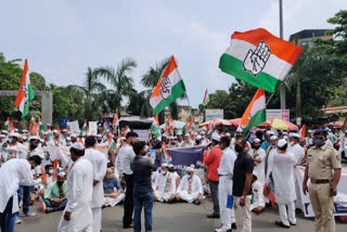 Congress agitation against farmers and labor law