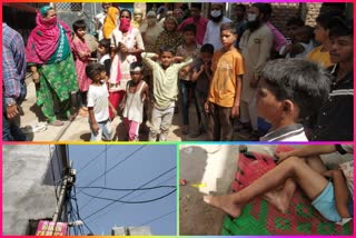 Child hit by high tension wire in Sangam Vihar condition critical