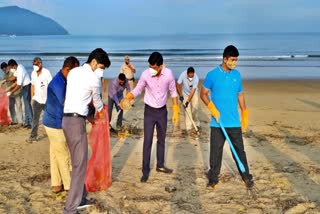 cleanliness campaign in Karwar for Gandhi Jayanti