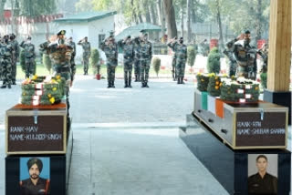 Indian Army pays tributes to martyred soldiers