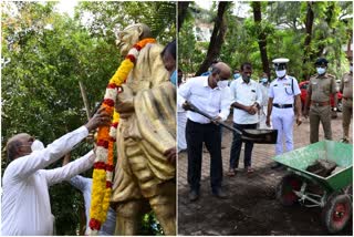 മഹാത്മഗാന്ധി  ഗാന്ധിജിയുടെ ആശയങ്ങള്‍  ആലപ്പുഴ ജില്ല കലക്‌ടർ  കൊവിഡ്  കരുതാം ആലപ്പുഴയെ  Mahatma Gandhi