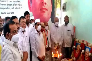 Gandhi Jayanti Celebration in Thumkur Congress office