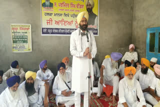 Parminder Dhindsa visited Jhunir, Boha and Bhikhi of Manse