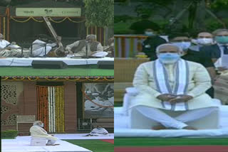 PM Modi attends prayer meet