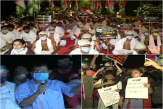 protest at jantar mantar in delhi