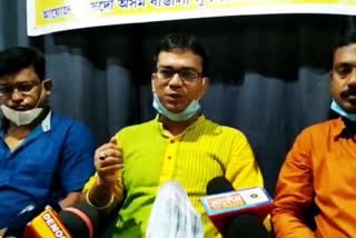 Pressmeet at Lumding by AABYCF and AABSM