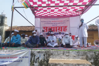 Tribal society performed Satyagraha