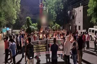 Candle march in Bilaspur regarding Hathras incident