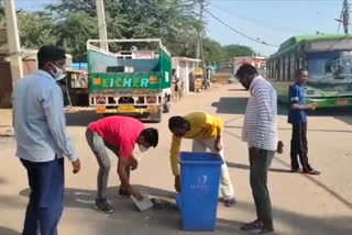 BJP workers launched cleanliness drive on the occasion of Gandhi Jayanti