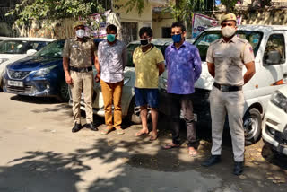 South East Delhi AATS team busted an inter-state gang of auto lifters