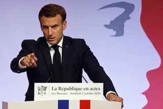 islam in crisis all over the world said france president emmanuel macron