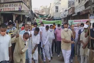Cleanliness campaign in Hansi on Mahatma Gandhi birth anniversary