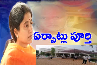 arrangements are complete to   ec gangi reddy 's  funeral