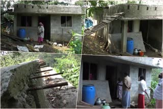 elderly woman need home  nedumkandam idukki  life project idukki  ലൈഫ് പദ്ധതി ഇടുക്കി  വീട് പൂർത്തിയാകാതെ വയോധിക  കരാറുകാരൻ തട്ടിയെടുത്തത് ലക്ഷങ്ങൾ