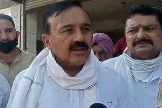 Former MLA Kirnesh Jung on Energy Minister Sukhram Chaudhary in paonta sahib