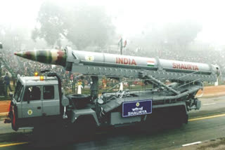 Shaurya surface-to-surface nuclear-capable ballistic missile